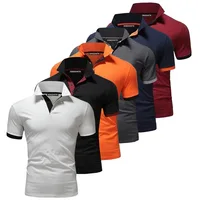 

2019 High Quality New Fashion Men's Short-sleeved Board Custom Logo Oversize Polo Men T Shirt
