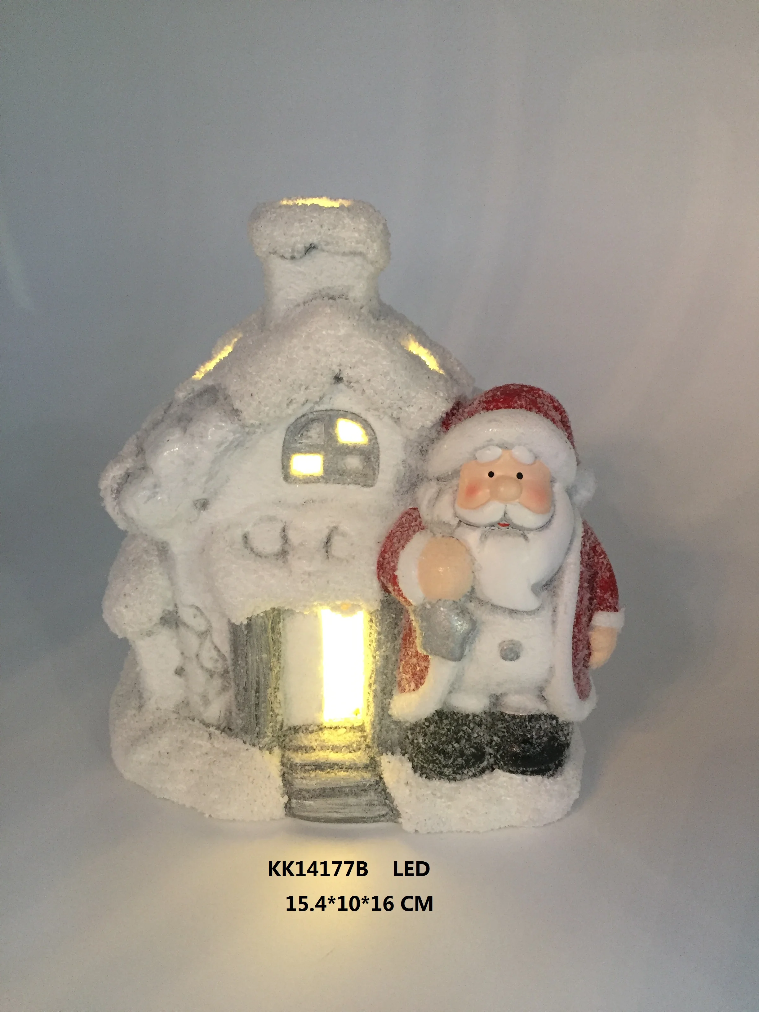 ceramic bisque christmas house