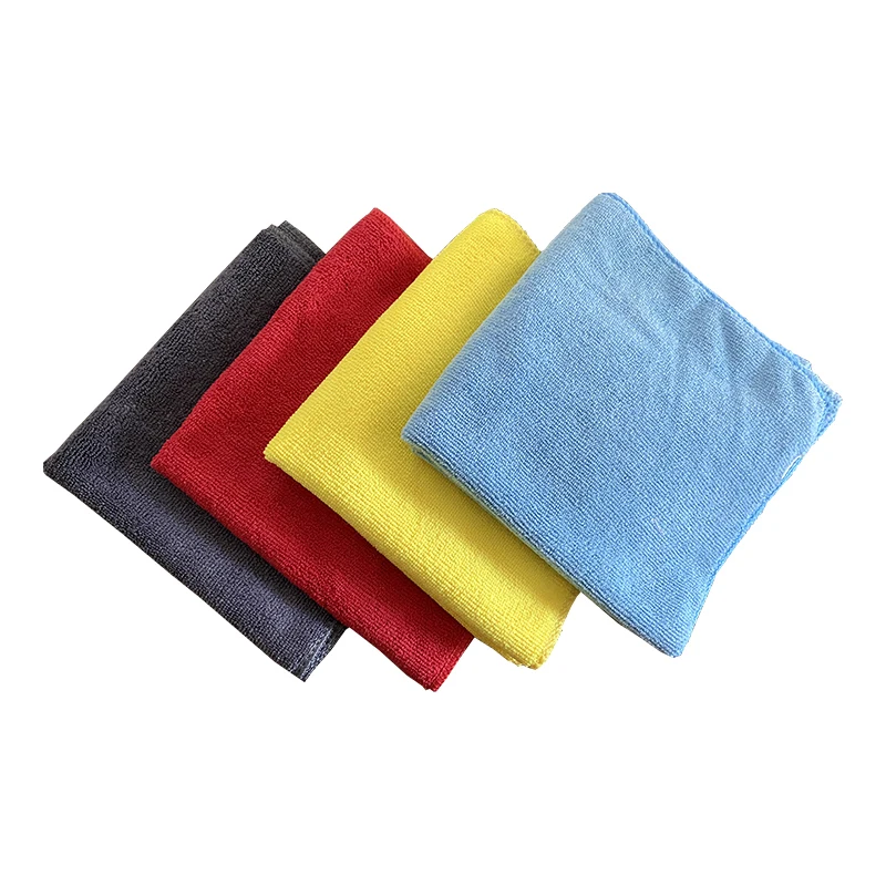 

multi-color super absorbent non-scratch reusable and lint-free towel for kitchen towels dish cloths, Blue, yellow, green, grey, customized color