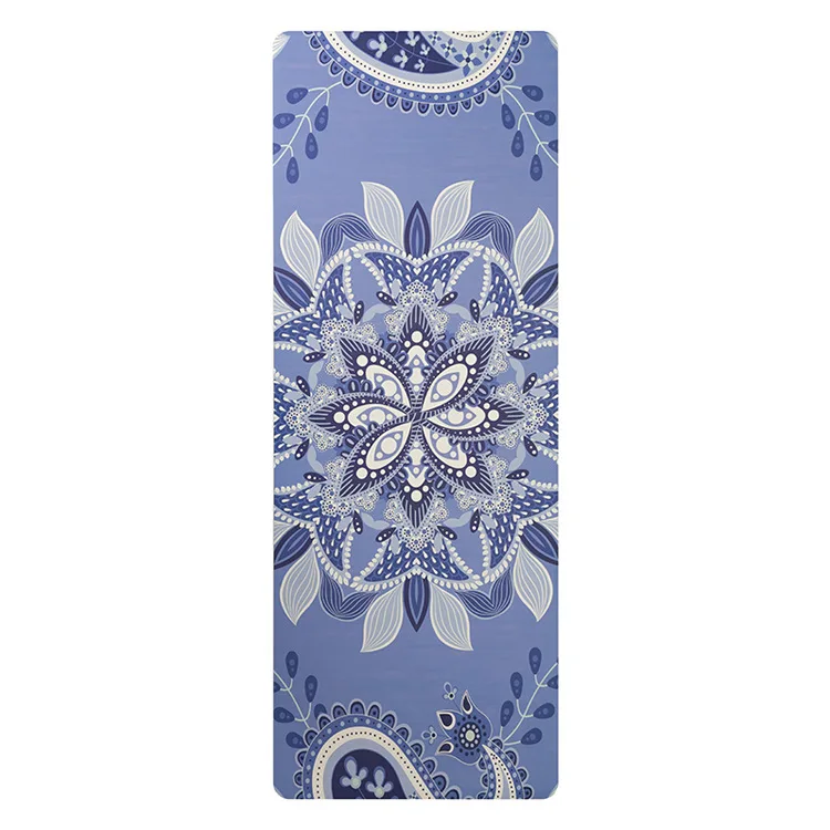

Amazon Hot Sale Smooth rubber Silk Screen Printing Friendly Digital Custom Printed Yoga Mats