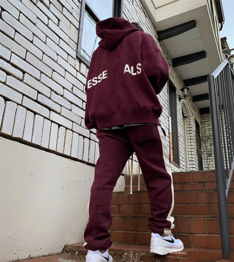 

Manufacturer wholesale custom plain gym tracksuit mens jogger sweatsuits with hoodie, Customized color