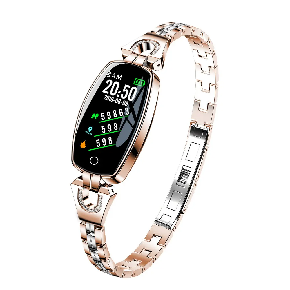 

H8 Blood Pressure Heart Rate Monitor Waterproof Ladies Smart Watch