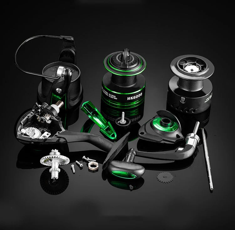 

5.2:1 Green Spinning reel Handle Line fishing reels saltwater Fishing reels
