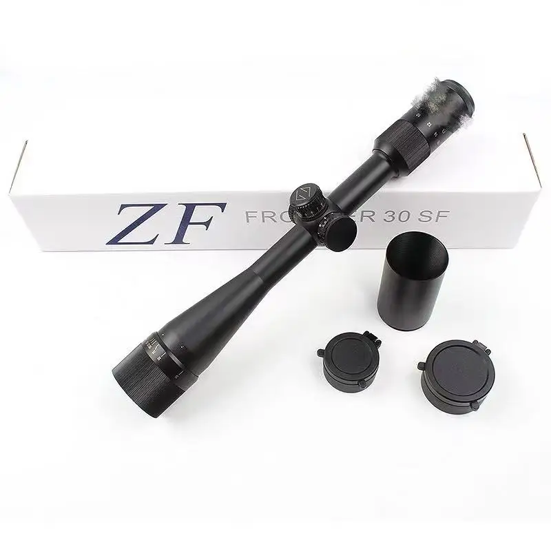 

4-16X44 AO Tactical Riflescope Mil Dot Reticle Optical Sight Rifle Scope Airsoft Air Gun Sniper Scope for Hunting Caza, Black