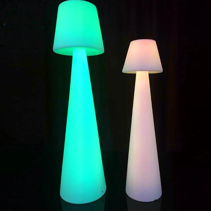 Outdoor Standing Lamps Battery Operated Cordless Garden Led Floor Lamp Rechargeable Wireless