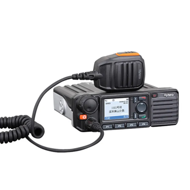 

Hytera MD785 vhf uhf mobile ham radio transceiver 50w IP54 GPS Vehicular radio, Black