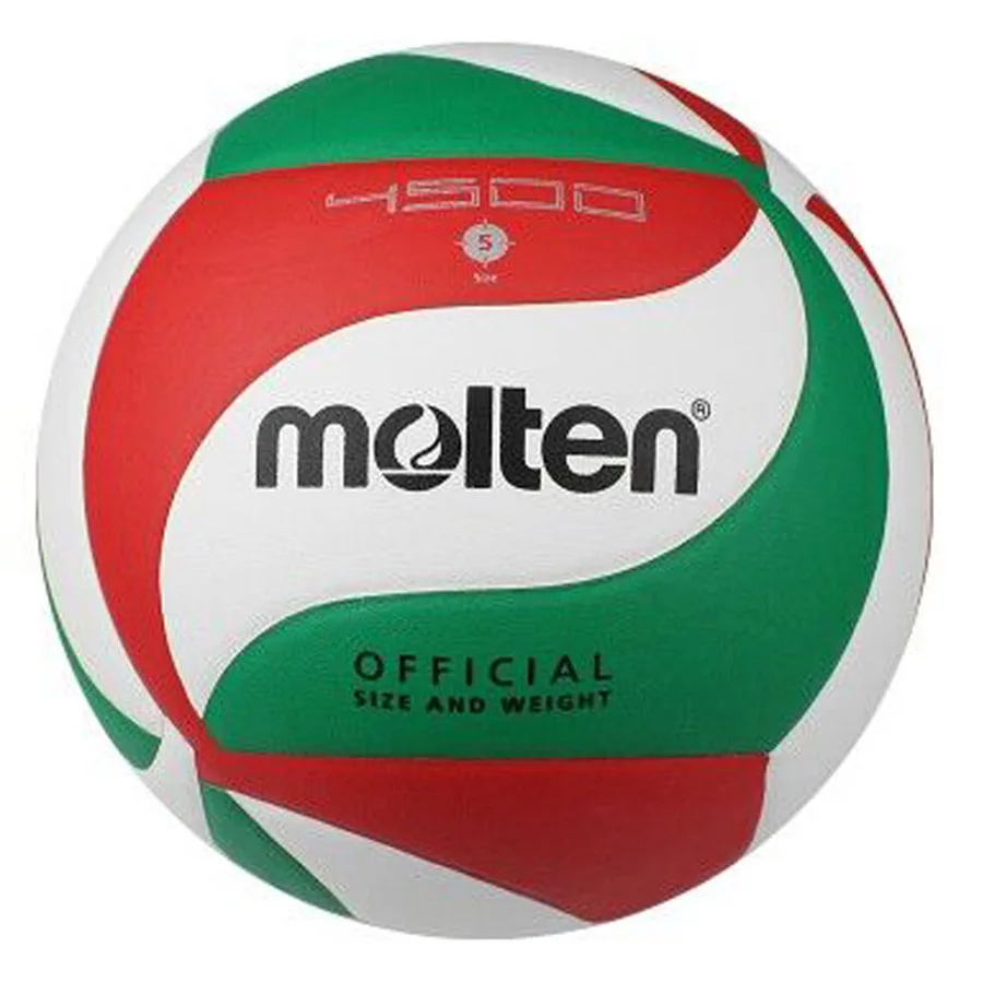 

Molten 4500 Volleyball Handball Match Training Official Volley Ball Size Weight for Men Women Indoor use, Green red white