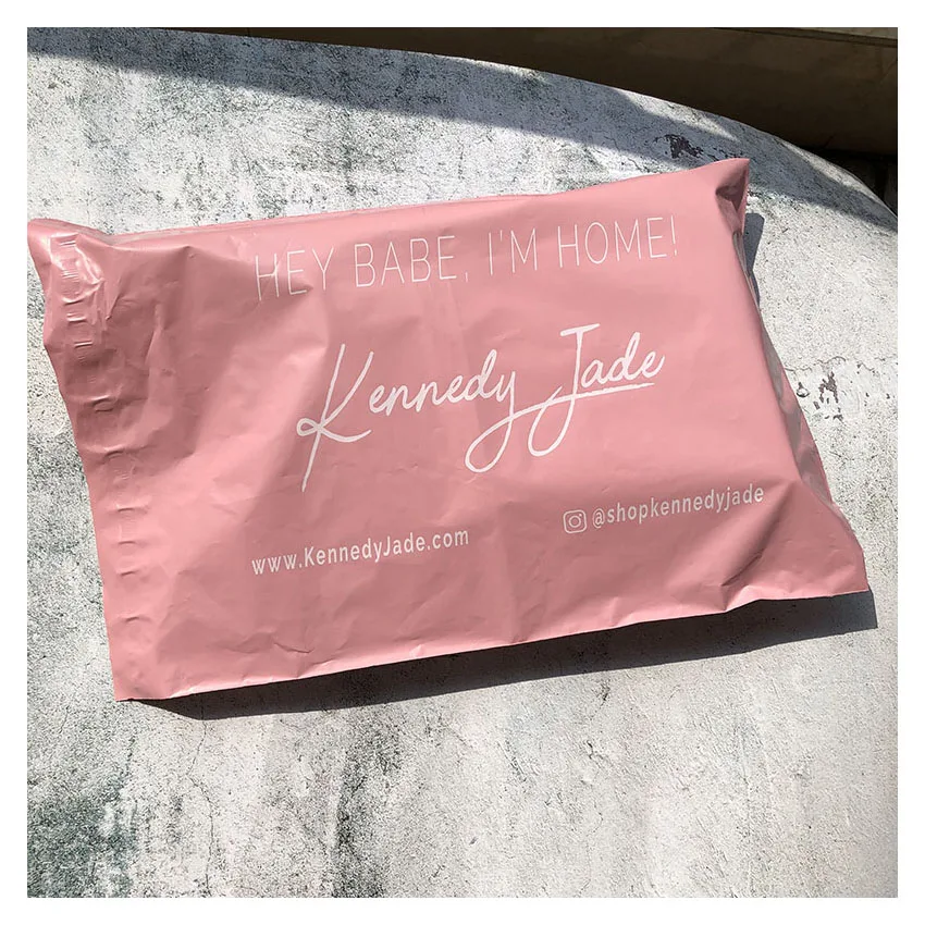 Venta al por mayor envolver bolsa de color rosa-Compre online los