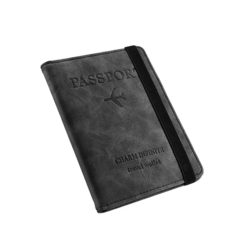 

2021 Hot Selling Multifunctional Card Holder Pu Leather Passport Holders Travel Rfid Wallets, Customized colors