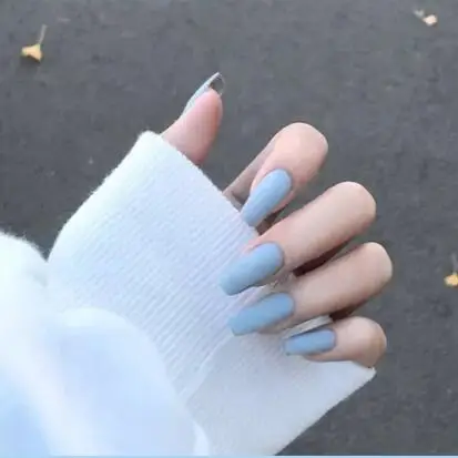 

F122-144 Wholesale Pre-designs False Fingernails 24 pcs Short Nail Tips with Nail Glue