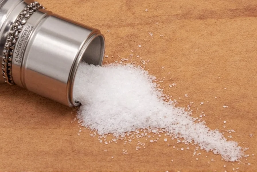 Seasoned salt on a plate