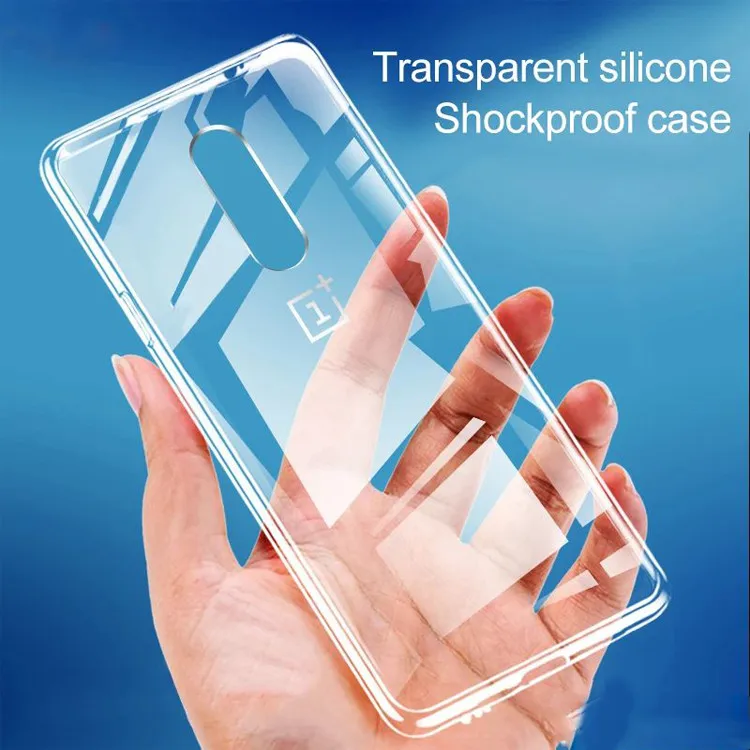 

Luxury Transparent Phone Case For Oneplus 7 6T 8 9 Pro Shockproof Silicone TPU Cover For Oneplus 7T 6 Pro 8 Soft Back Cases