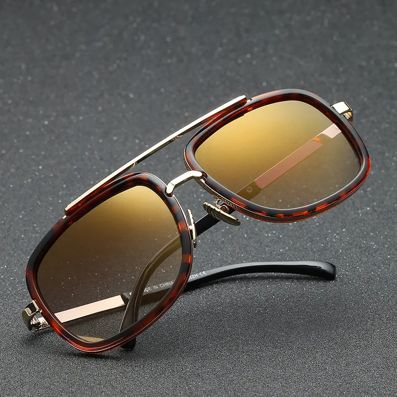 

Hot sale oversized AC lens UV400 metal frame steampunk sunglasses, Custom colors