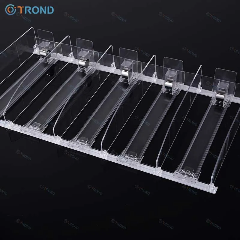 Goods Display Spring Loaded Pusher Cosmetic Shelf