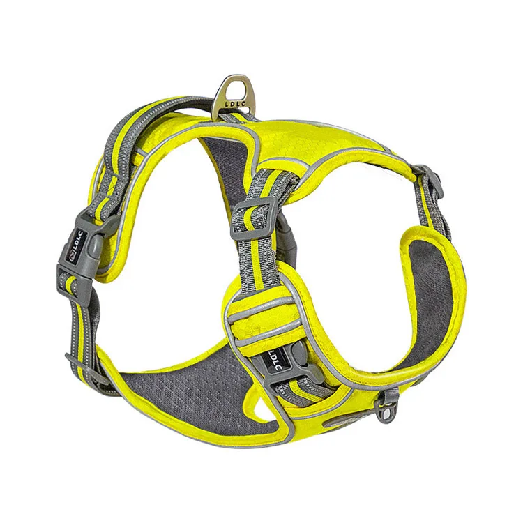 

Pet accessories chest strap explosion-proof walk dog safety traction rope high quality reflective pet collars & leashes, Yellow, blue, green,orange, army green
