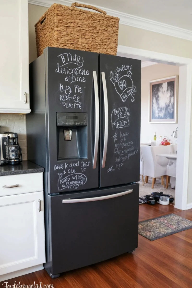 Custom printed chalkboard decal