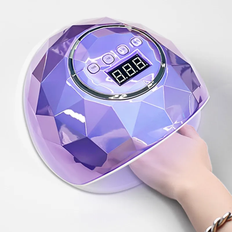 

86/110W UV Nail Dryer For Nail Manicure With 39 LEDs Lamp Fast Drying Curing Light For All Gel Nail Polish, Gold/blue