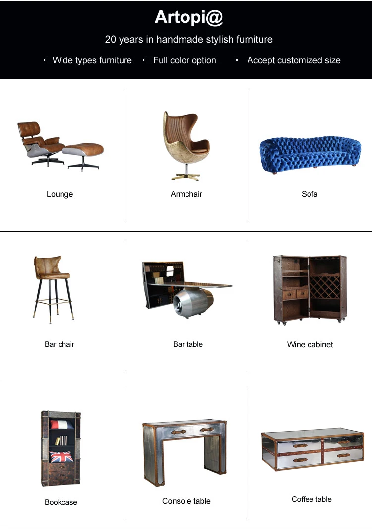 Designer Art Furniture Industrial Style Cup Shaped Chair Leisure Chair