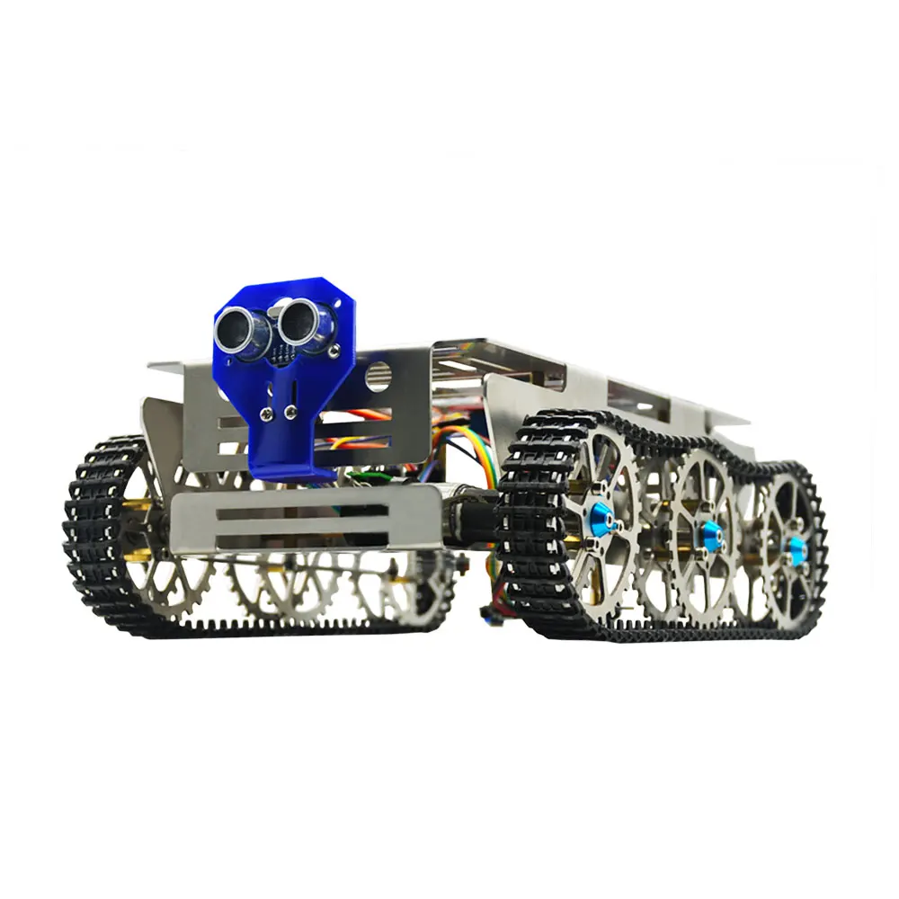 Intelligente trolley roboter chassis intelligente verfolgt fahrzeug track Arduinos verfolgt tank auto DIY Chassis plattform