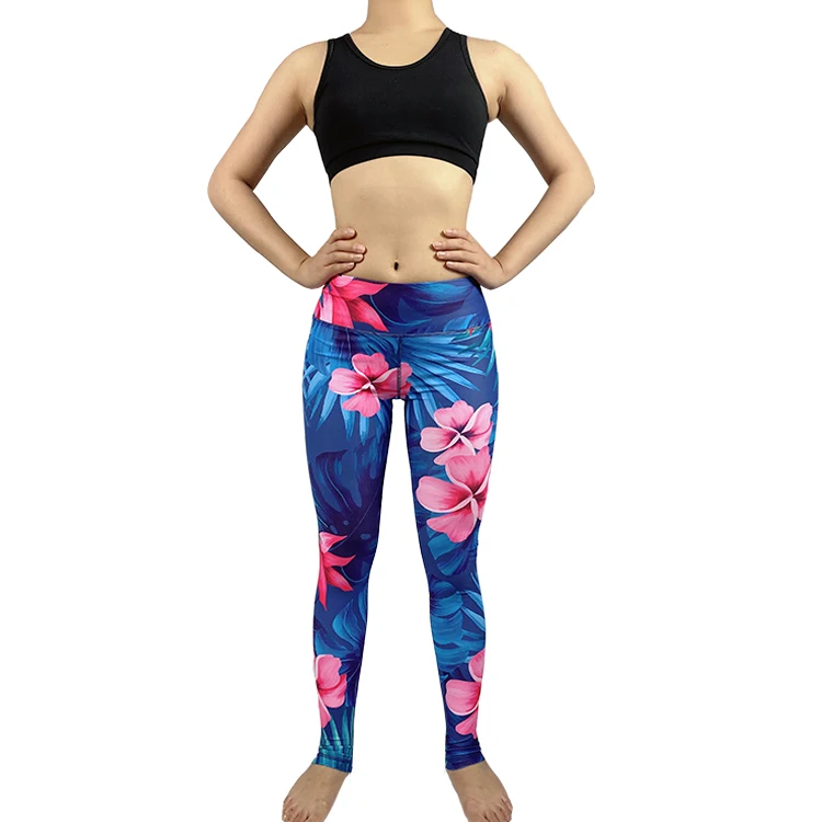 

Women OEM/ODM Custom Tight Fitness Sublimation Printed Sport Yoga Pants leggings, Customer's request