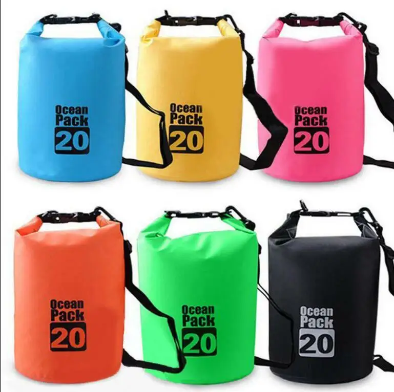 

10% OFF Customized Professional PVC 5L 10L 20L Ocean Pack Dry Bag Outdoor Waterproof Dry Bag With Shoulder Strap, Green,black,yellow,blue,grey or customized