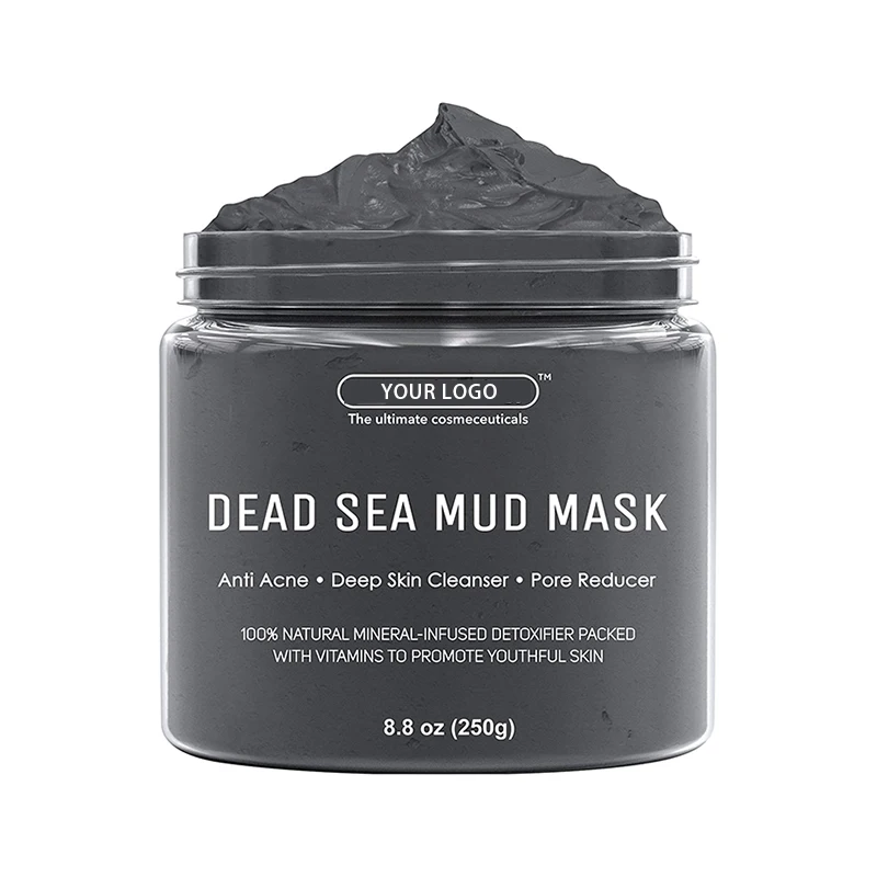 

ARTMISS Private Label Anti Aging Mask Black Dead Sea Mud Mask Magnetic Nourishing Moisturizing Clay Mask, Black mud