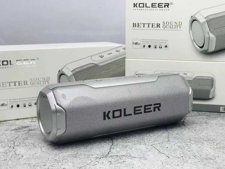 High Quality Koleer Speaker S218 BT Portable Outdoor Stereo Sound Speaker