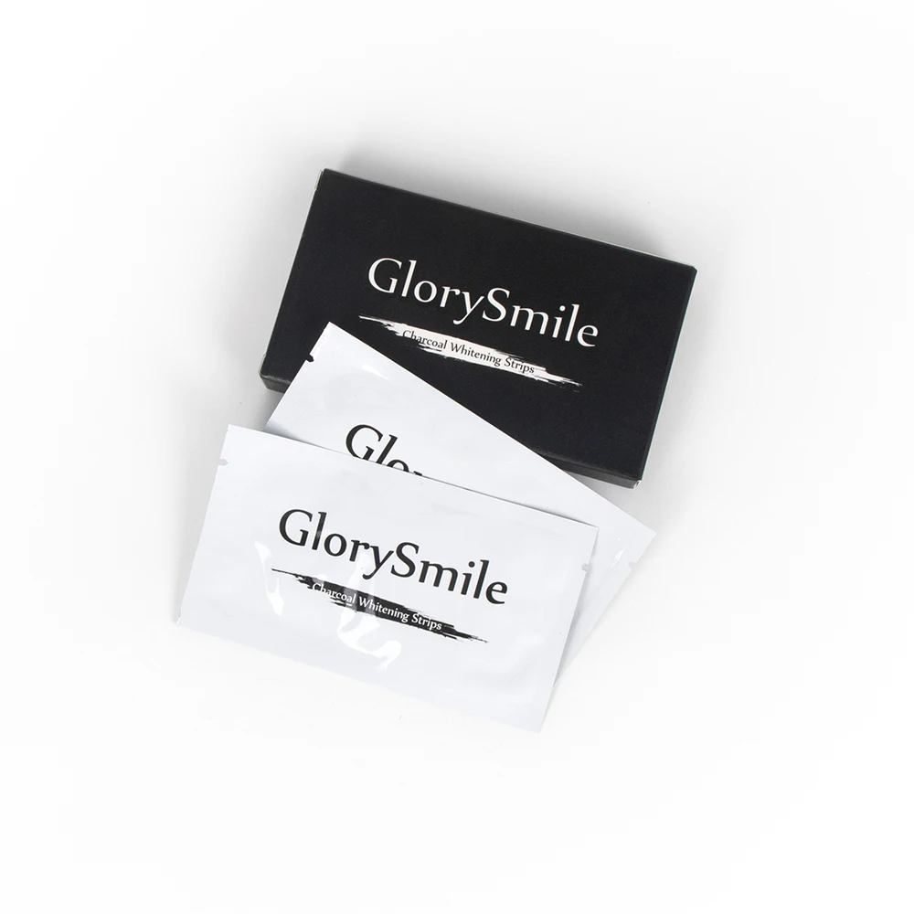 

CE Certificate Activated Charcoal Strip Non Sensitive Teeth Whitening Strips private logo