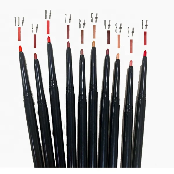 

Retractable waterproof lipliner make your own brand cruelty free private label lipliner