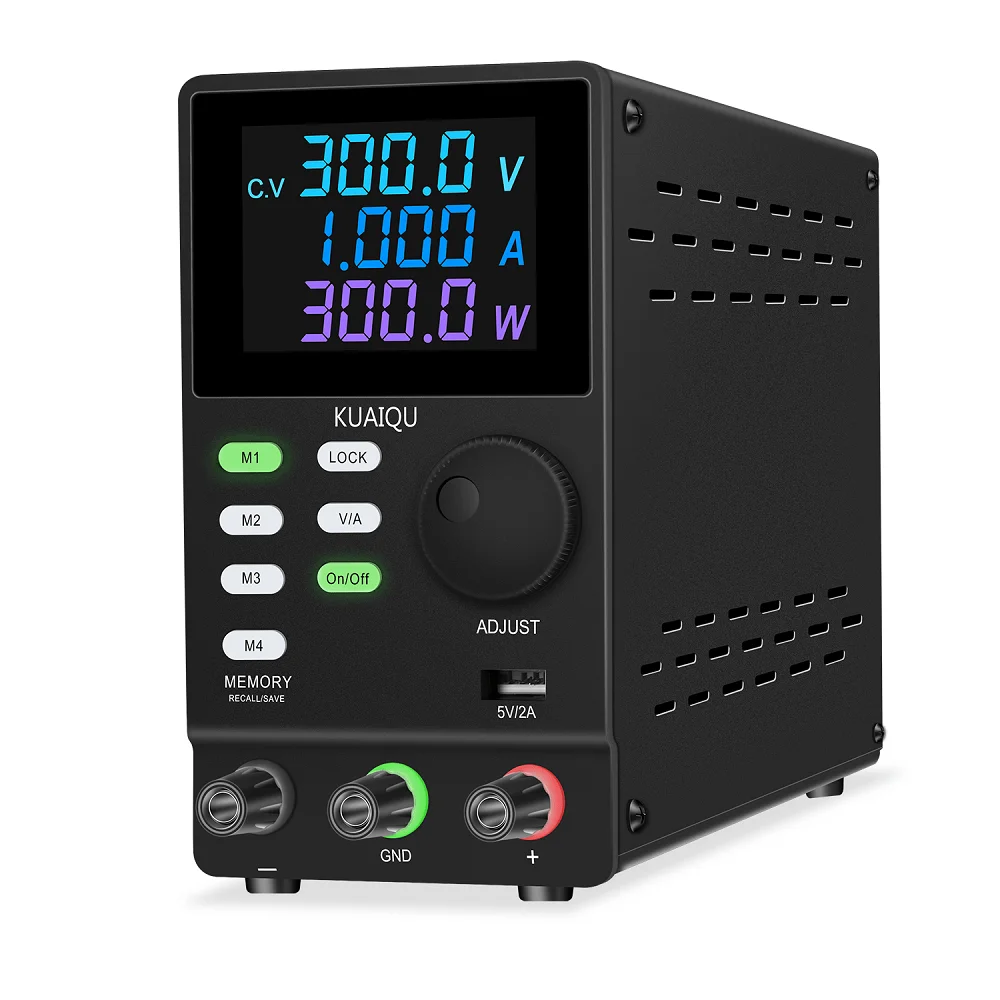 

KUAIQUA SPPS3010D 300W 30V 10A Programmable with RS232 Adjustable Switching Power Supply Lab Regulator DC Power Supply