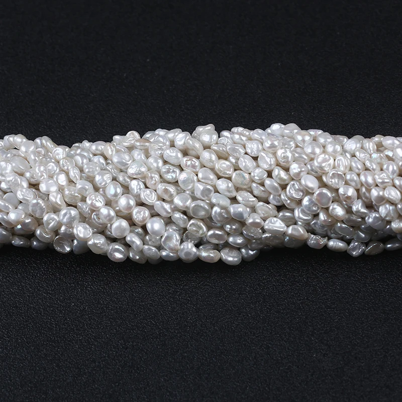 

6-7mm White Freshwate Keshi Pearl