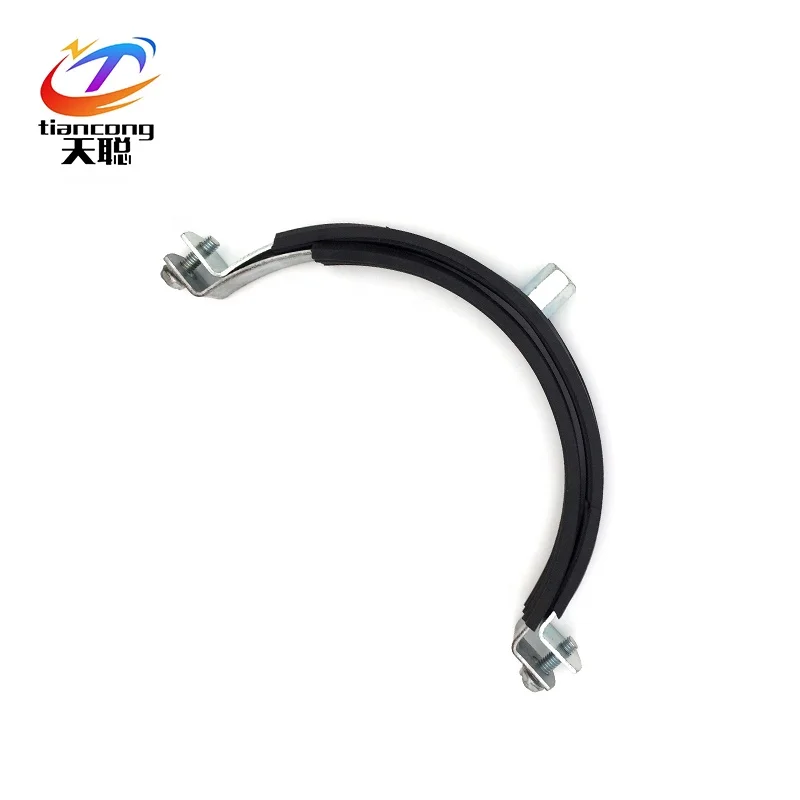 
Metric steel single pipe clamps 