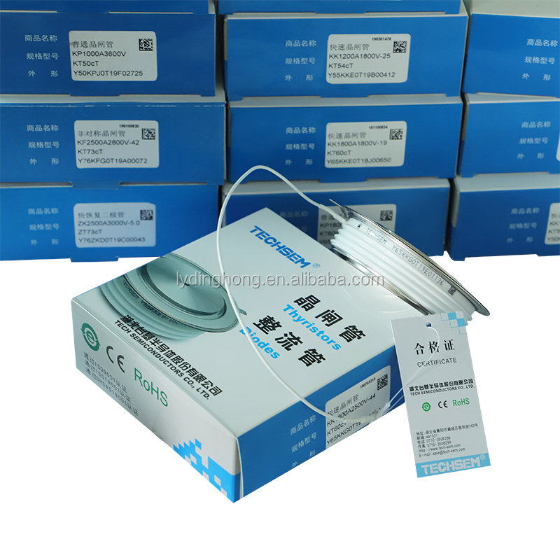 
Factory price thyristor techsem for induction melting furnace KK KP ZP ZK 1500A 1800V Y38 techsem silicon controlled rectifier 