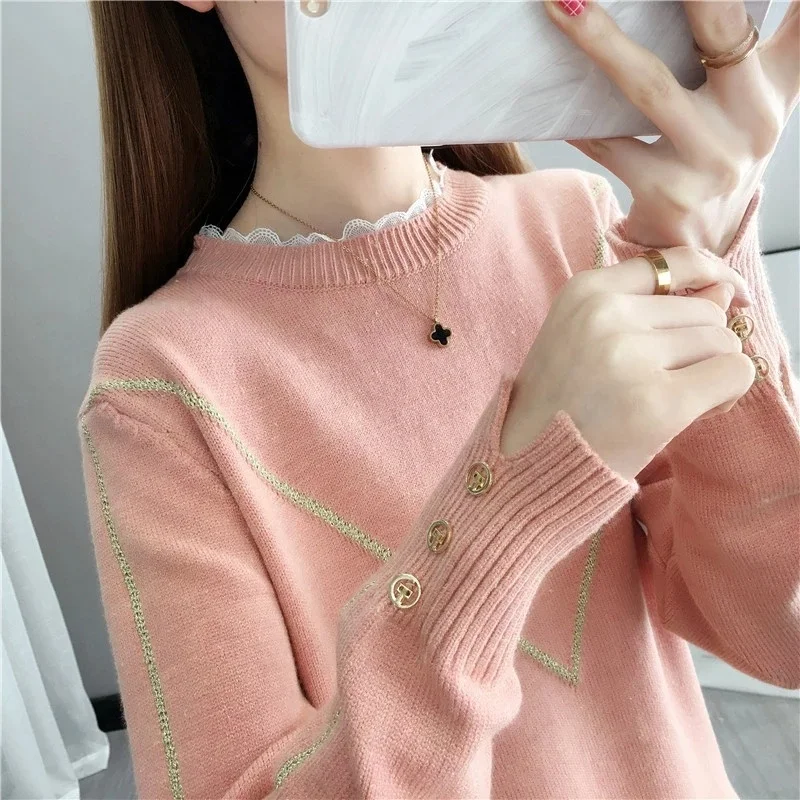 

Turtleneck Sweater Women 2021 Autumn Winter Long Sleeve Pullovers Sweaters Female Knitted Tops Jumper Ladies Casual