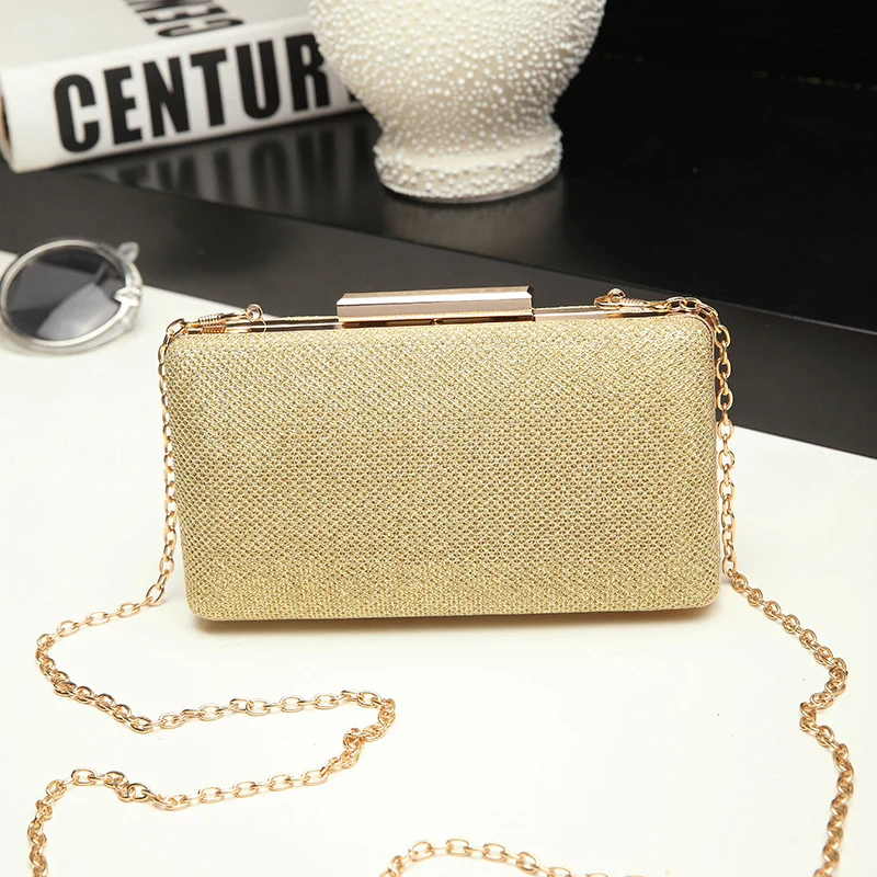 

New Fashion Wholesale Custom New Fashion PU Leather Purse Women Clutch Bag Ladies Gold Designer Clutch Bag YG21-789