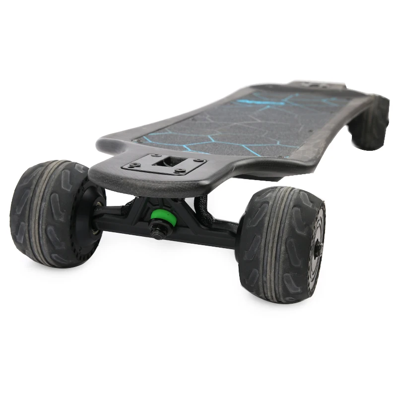 

High speed 60km/h waterproof 4wd electric skateboard longboards with offroad wheels