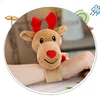 Creative Christmas plush toy elk Christmas tree snapped ring shaking sound with Santa Claus gift decorations