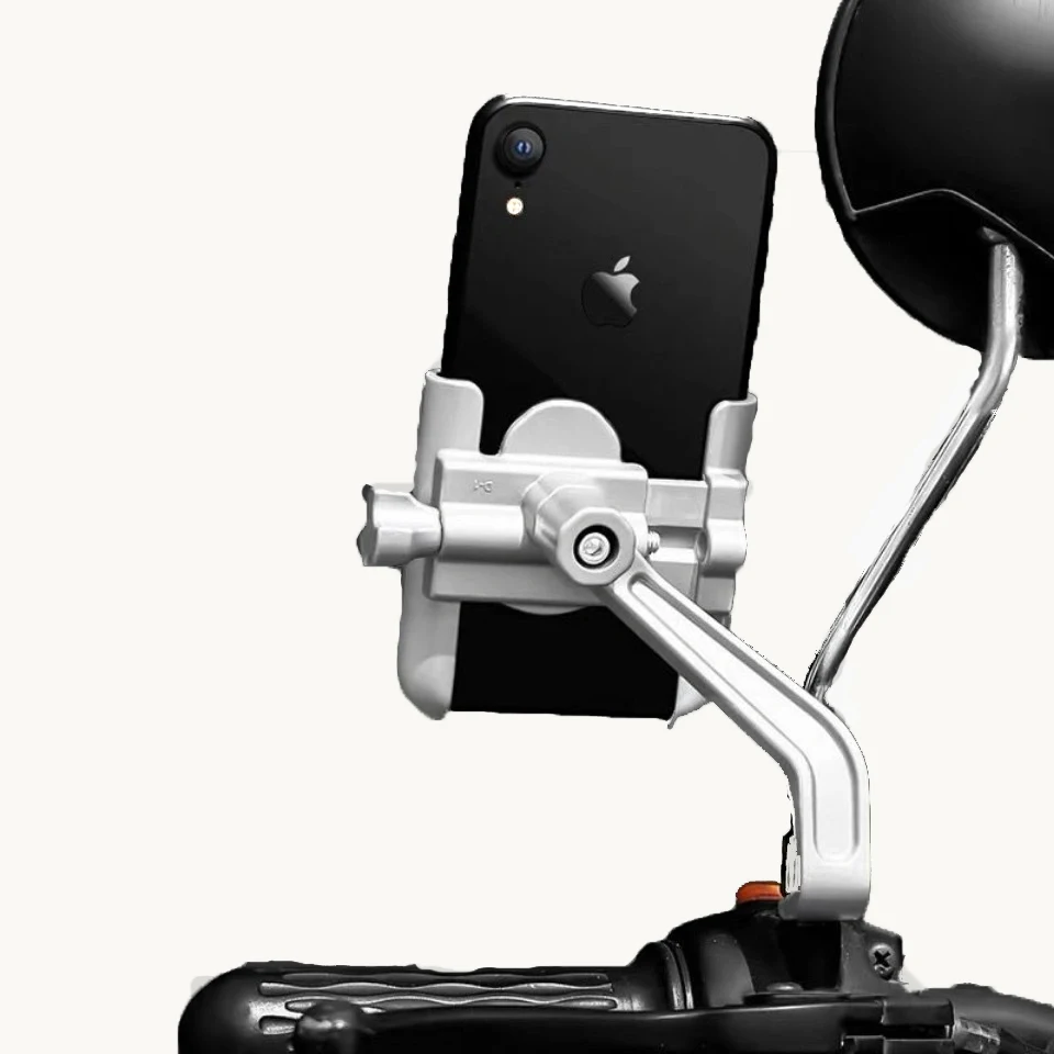 

Mobile phone bracket for motorcycle mobile phone retainer navigation bracket, Black
