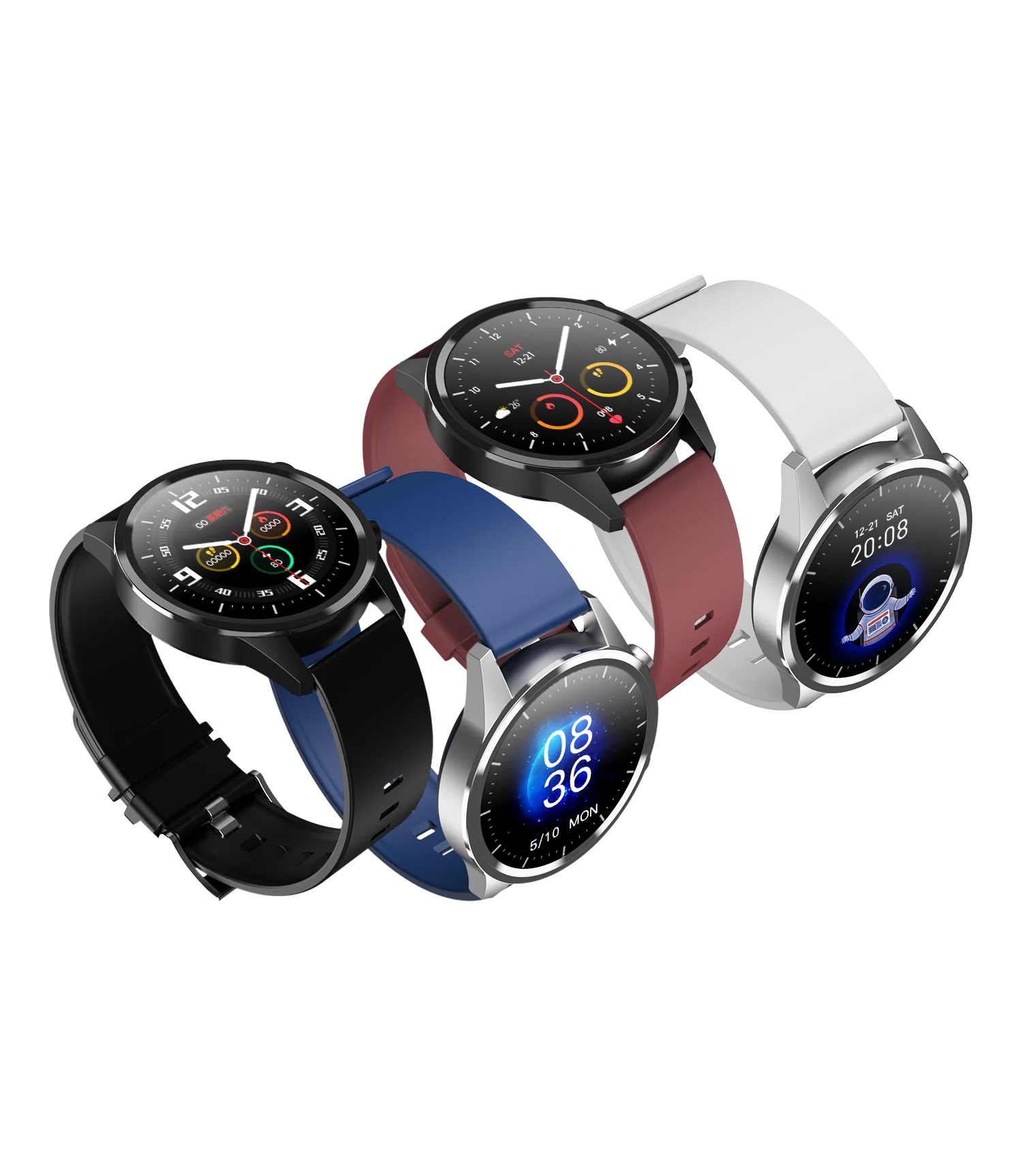 

Smart Watch wholesale F35 With Calorie Counter Watch Waterproof Woman Man For Fitness Tracker Watch Smart Bracelet, Black,blue, silver, red