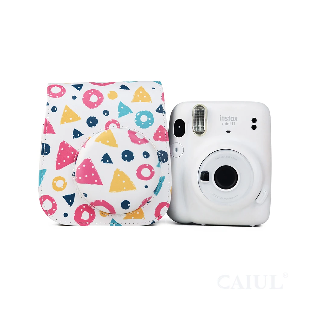 

Caiul Fresh Style Colorful Biscuit Fuji Instax Mini 11 / 9 Protective Camera Bag Case