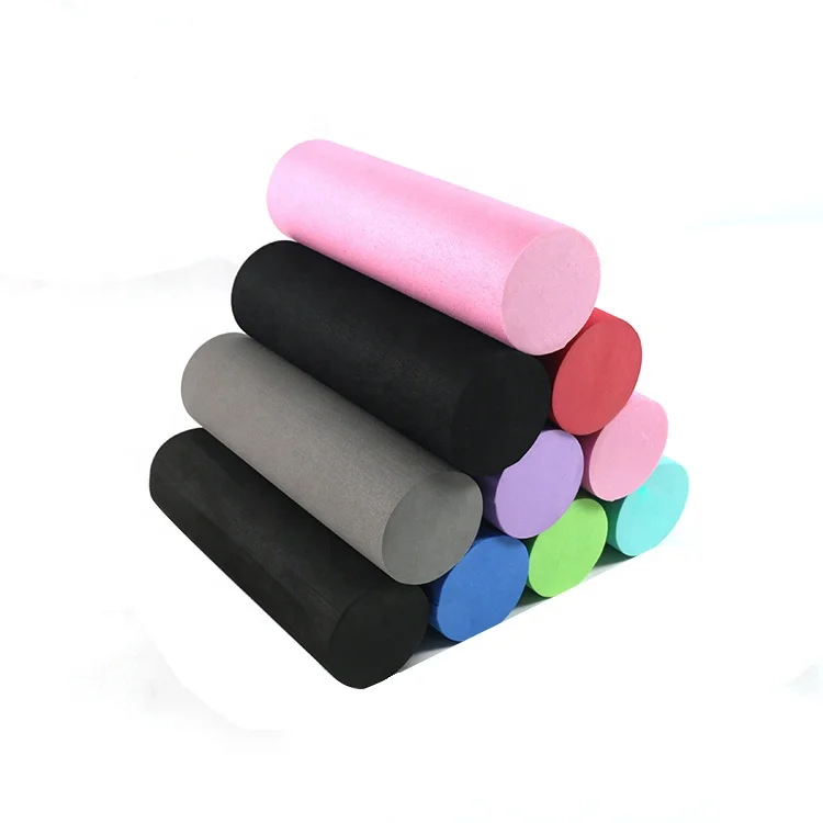 

Yoga foam roller 2021 30cm 45cm 60cm 90cm Gym Solid massage eva foam yoga roller column set, Black, blue, pink, red