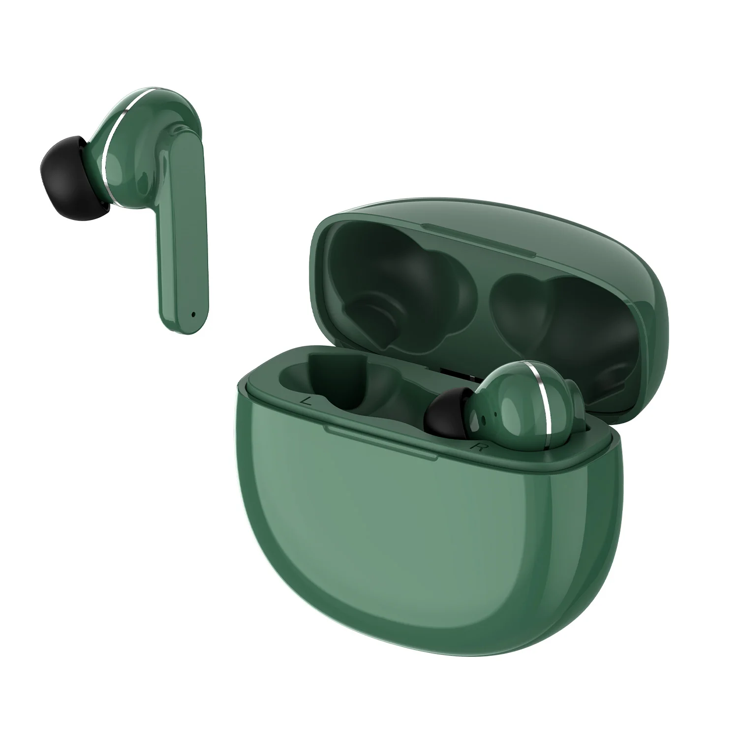 

New Mini Promotion Round Portable True Wireless Stereo TWS Earbuds, Black, white, green, blue