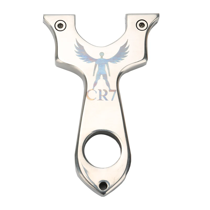 

New Type 304 Stainless Steel Outdoor Professional Hunting Catapult With High Precision And Great Power, Silvery