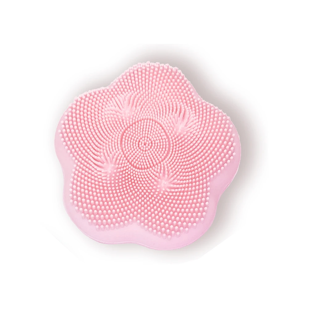 

Mini Electric Rotating Magnetic Bead Face Cleaner Sonic Vibration Exfoliating Cleansing Instrument Facial Massage Brush, Pink/white/customization