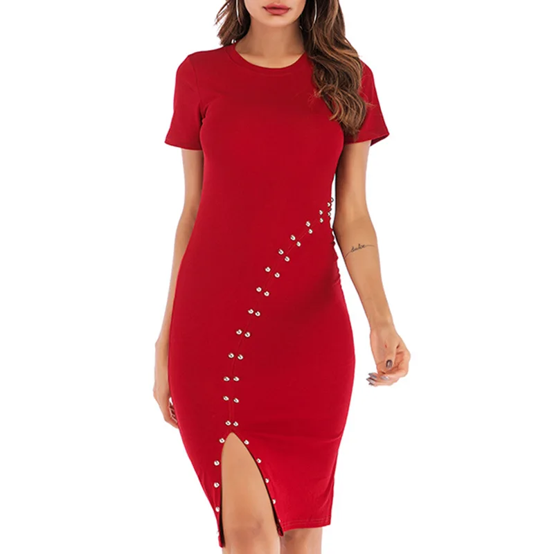 

2020 Elegant Casual Off-Shoulder Woman Sexy Beach Ladies Modern Dress