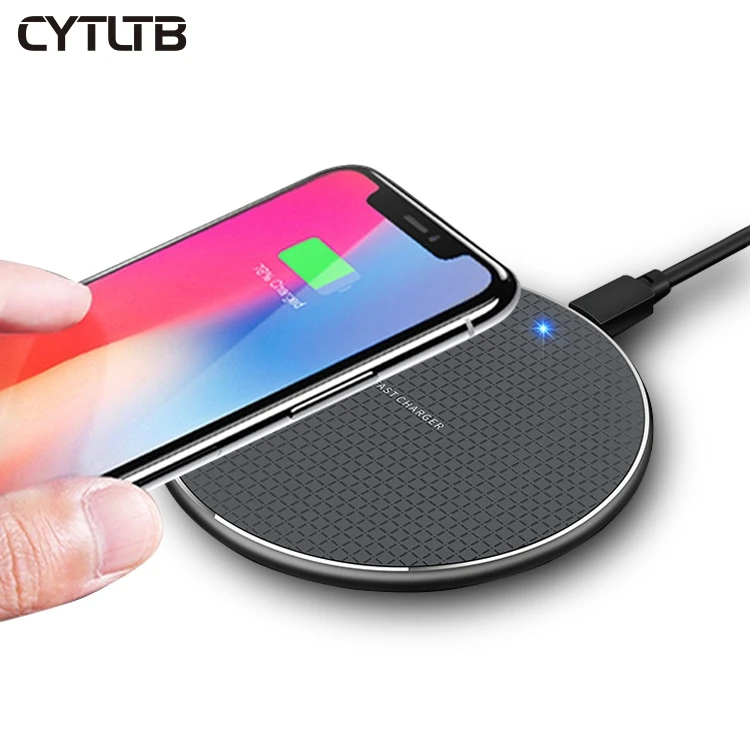 

Smart Mobile Wireless Phone Charger Portable Qi Wireless Charging Charger Pad Private Label 10w Fast Qi Wireless Charger, Black/silver/red/blue