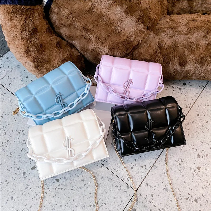

2021 girls purse kids handbags crossbody handbags bags women pu leather handbags women bags, Black/white/purple/blue