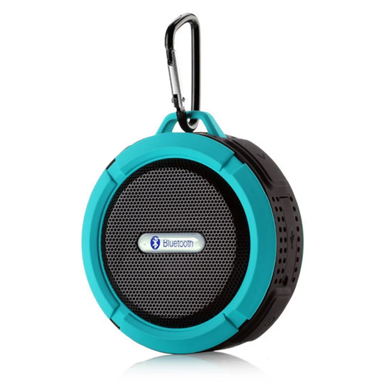 C6 Portable Wireless Bluetooth Speaker With Calls Handsfree and Suction Cup Waterproof Shower Mini outdoor Plastic Speaker - ANKUX.COM