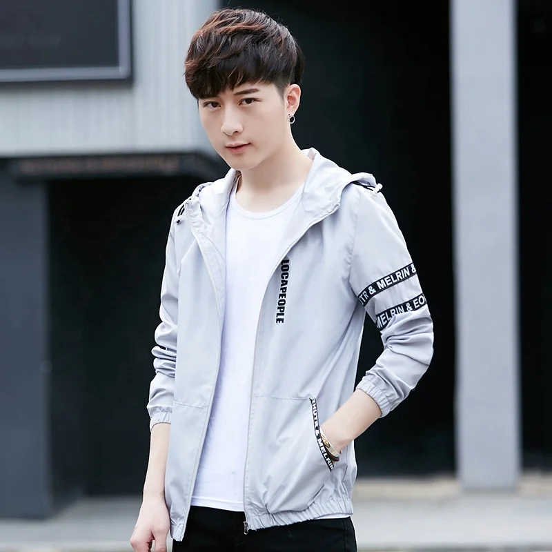 

Letter Pattern Sun Protection Jacket Men Outdoor Sports Breathable Light Couple Sun Protection Clothing, Picture