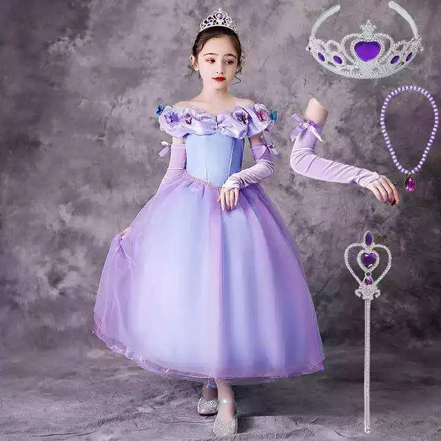 

Girls Princess Dress Flower Girls Mesh Organza Fairy Butterfly Halloween Birthday Tutu Skirt